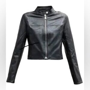 Spanx Moto Faux Leather Jacket NWT